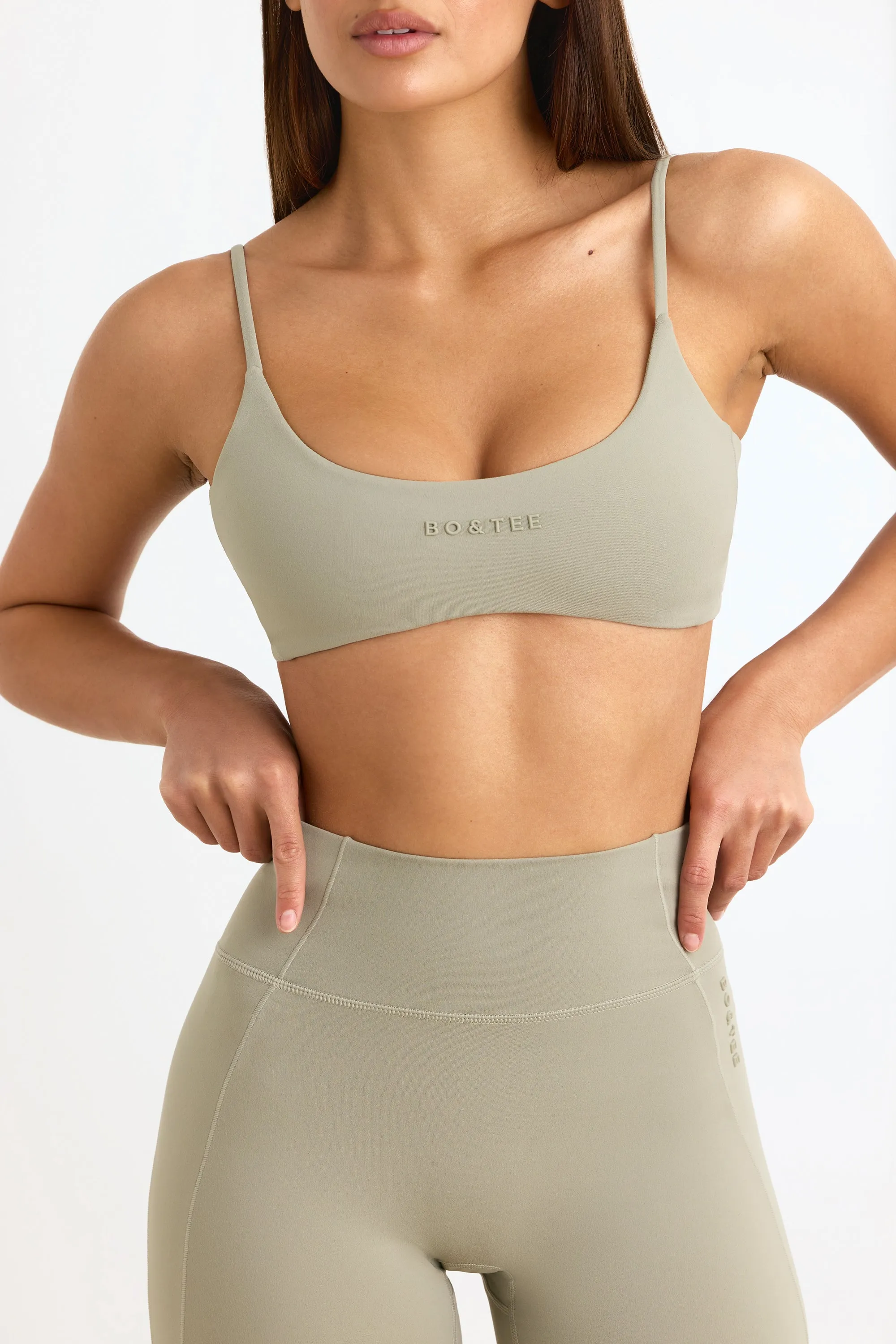 Soft Active Sports Bra in Mineral sold by Oh Polly product image thumbnail 4