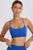 Soft Active Cross-Back Sports Bra in Cobalt sold by Oh Polly