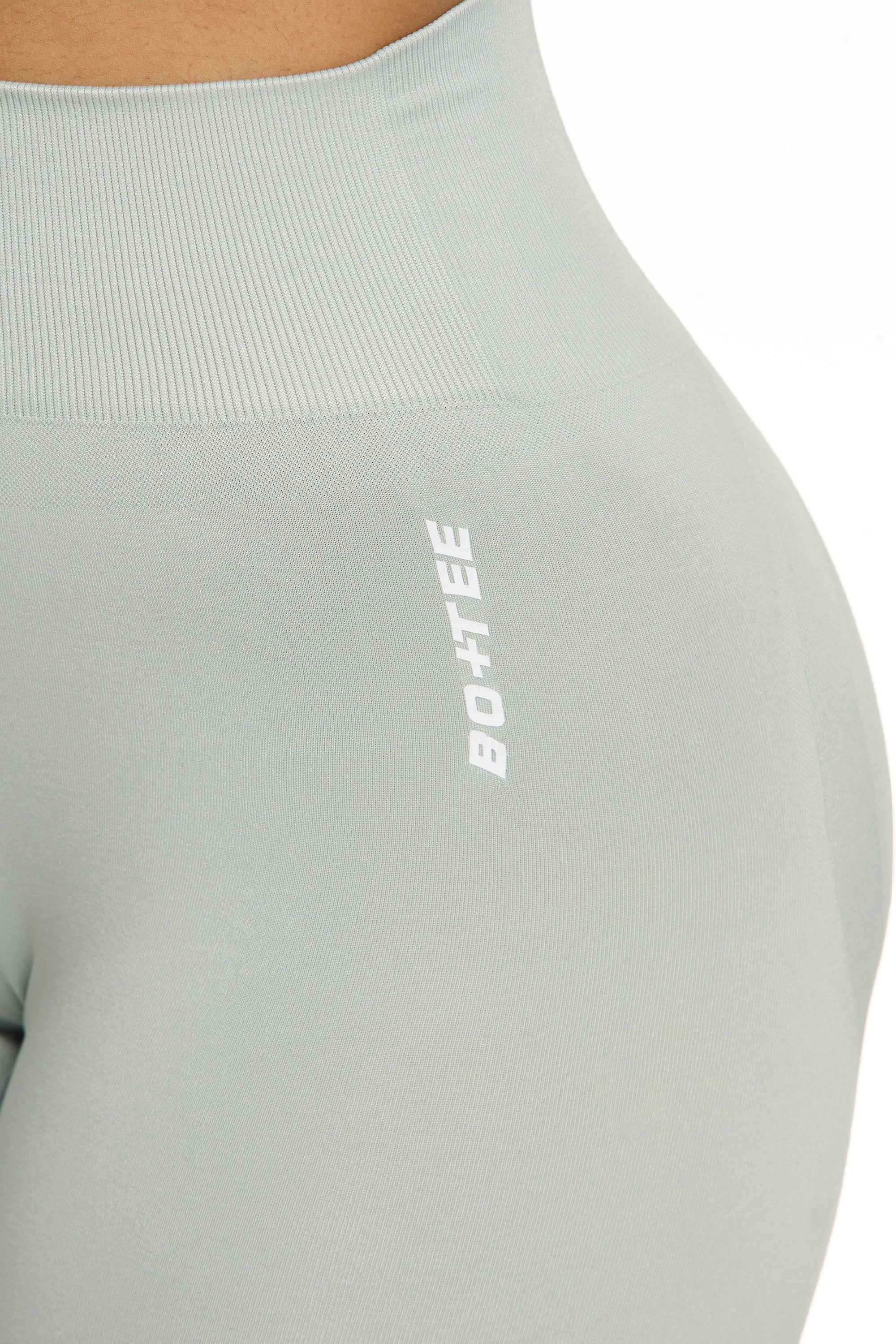 Seamless High Waist Biker Shorts in Grey sold by Oh Polly product image thumbnail 5