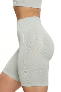 Seamless High Waist Biker Shorts in Grey sold by Oh Polly