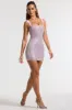 Embellished Square Neck Mini Dress in Lilac sold by Oh Polly