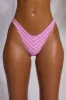 Cheeky Bikini Bottoms in Pink and Purple Print sold by Oh Polly