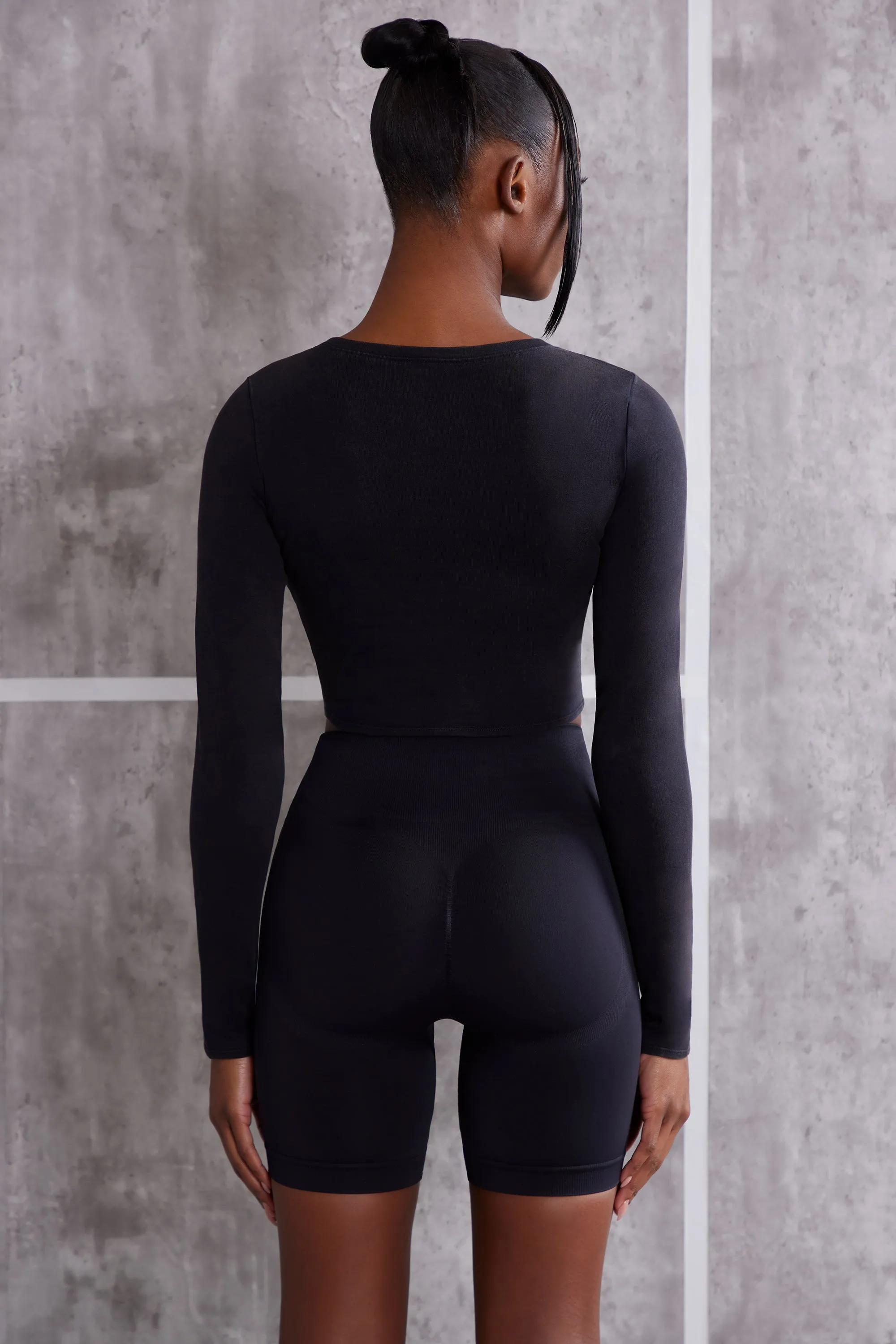 Long Sleeve T-Shirt in Jet Black sold by Oh Polly product image thumbnail 2