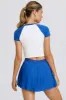 Graphic-Print Cropped T-Shirt in White sold by Oh Polly