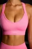 Super Sculpt Cross Back Sports Bra in Flamingo Pink sold by Oh Polly