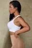 Cut Out Define Luxe Sports Bra in White sold by Oh Polly