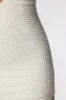 Embellished Plunge Neck Low Back Evening Gown in Ivory sold by Oh Polly