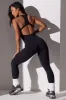 Petite Full Length Cut Out Back Unitard in Black sold by Oh Polly