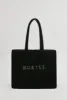 Fleece Tote Bag in Onyx sold by Oh Polly