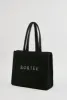 Fleece Tote Bag in Onyx sold by Oh Polly