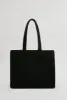 Fleece Tote Bag in Onyx sold by Oh Polly