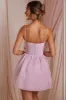 Tulle Skirt Corset Mini Dress in Dusty Pink sold by Oh Polly