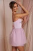 Tulle Skirt Corset Mini Dress in Dusty Pink sold by Oh Polly