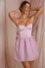 Tulle Skirt Corset Mini Dress in Dusty Pink sold by Oh Polly