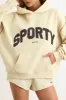 Oversized Hoodie in Bone sold by Oh Polly