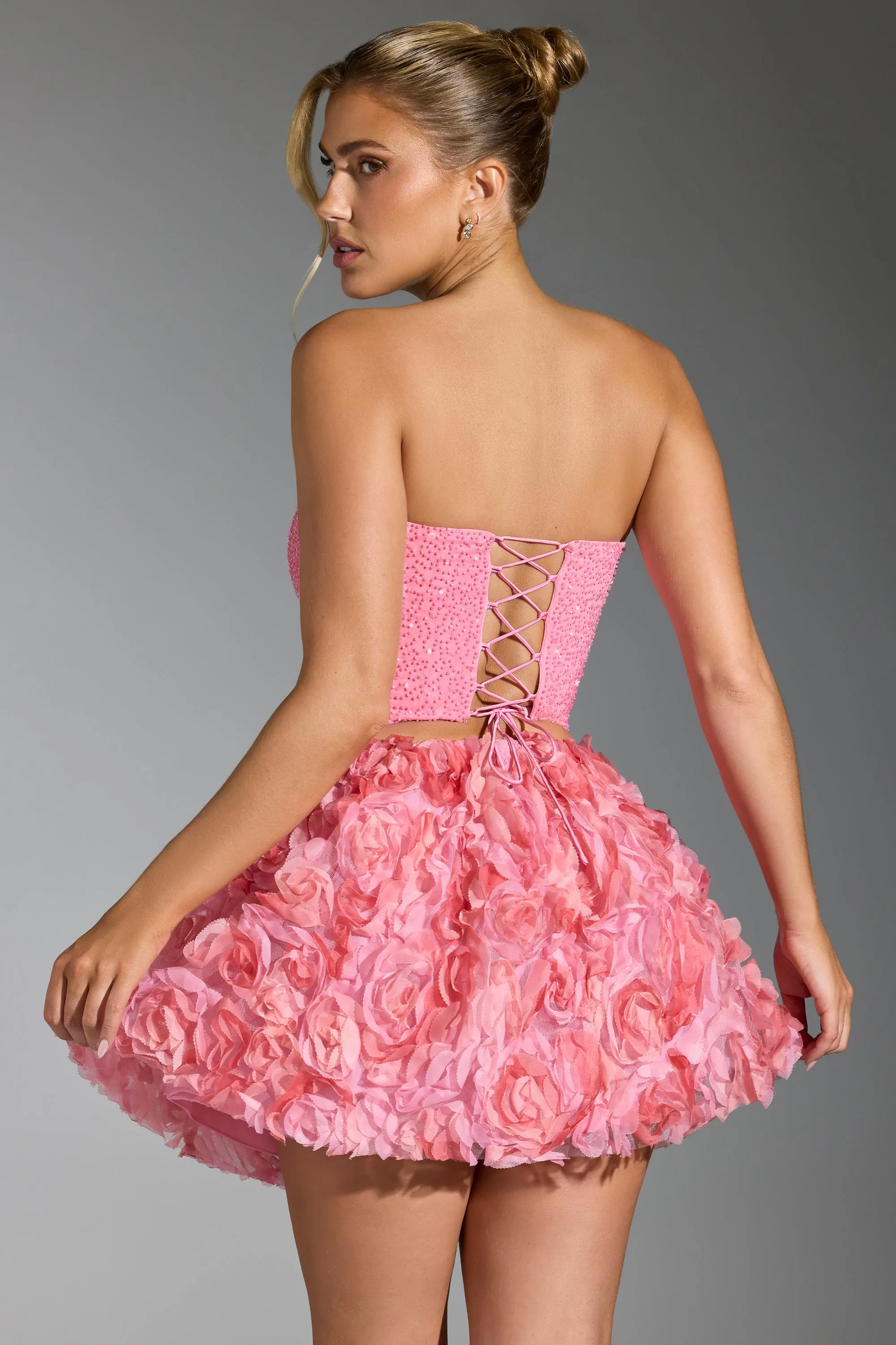 Embellished Corset Top in Pink sold by Oh Polly product image thumbnail 2