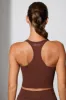 Racerback Tank Top in Chocolate sold by Oh Polly
