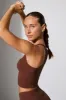 Racerback Tank Top in Chocolate sold by Oh Polly