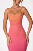 Embellished Maxi Dress in Red and Orange Ombré sold by Oh Polly