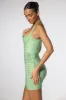 Embellished Corset Mini Dress in Sage Green sold by Oh Polly