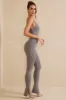 Petite Single Strap Asymmetric Jumpsuit in Grey sold by Oh Polly