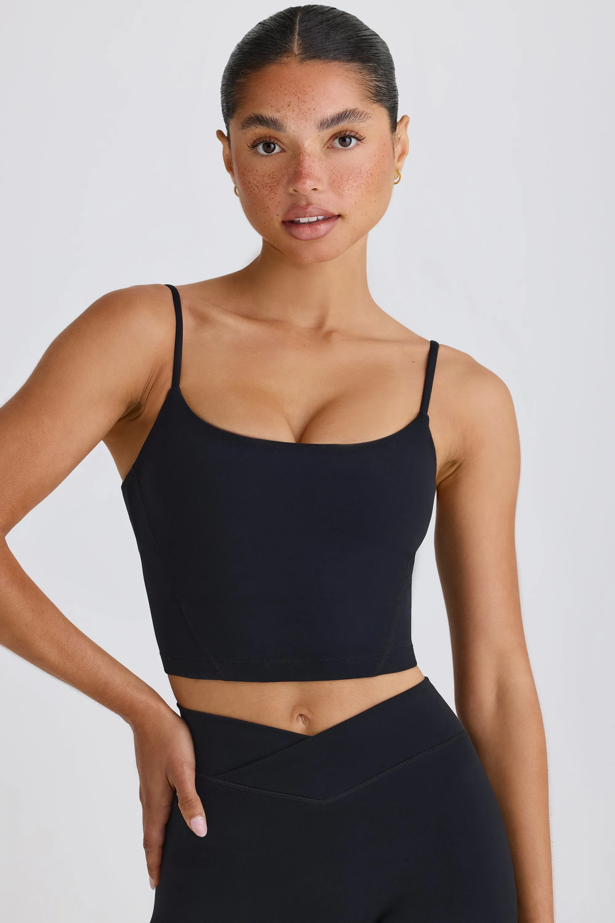 Soft Active Tank Top in Black sold by Oh Polly product image thumbnail 5
