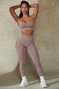 Petite High Waist Define Luxe Leggings in Mocha sold by Oh Polly