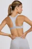 Soft Active Sports Bra in Grey Marl sold by Oh Polly