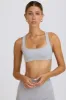 Soft Active Sports Bra in Grey Marl sold by Oh Polly