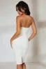 Corset Midi Dress in Ivory sold by Oh Polly