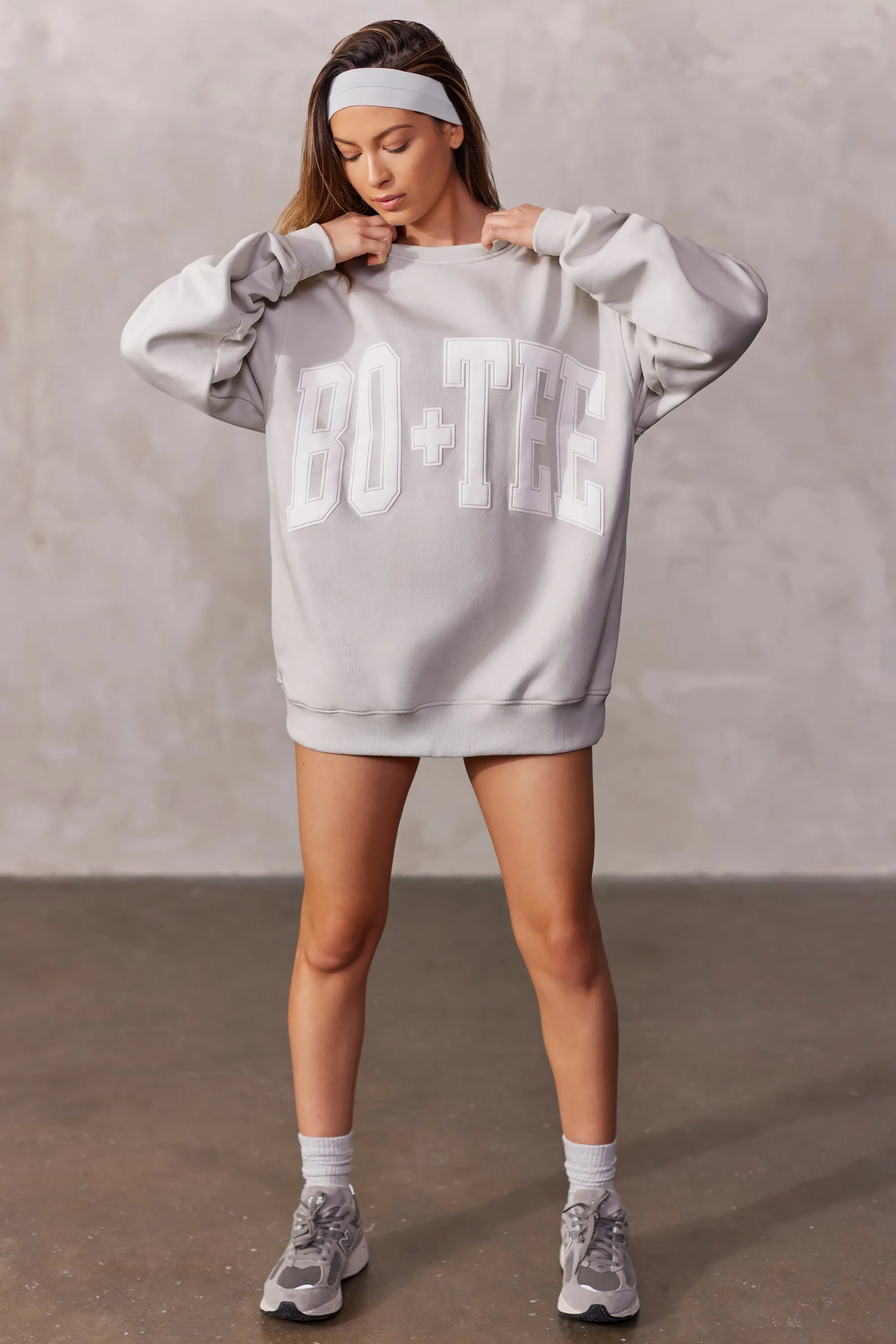 Oversized Sweatshirt in Grey sold by Oh Polly product image thumbnail 5