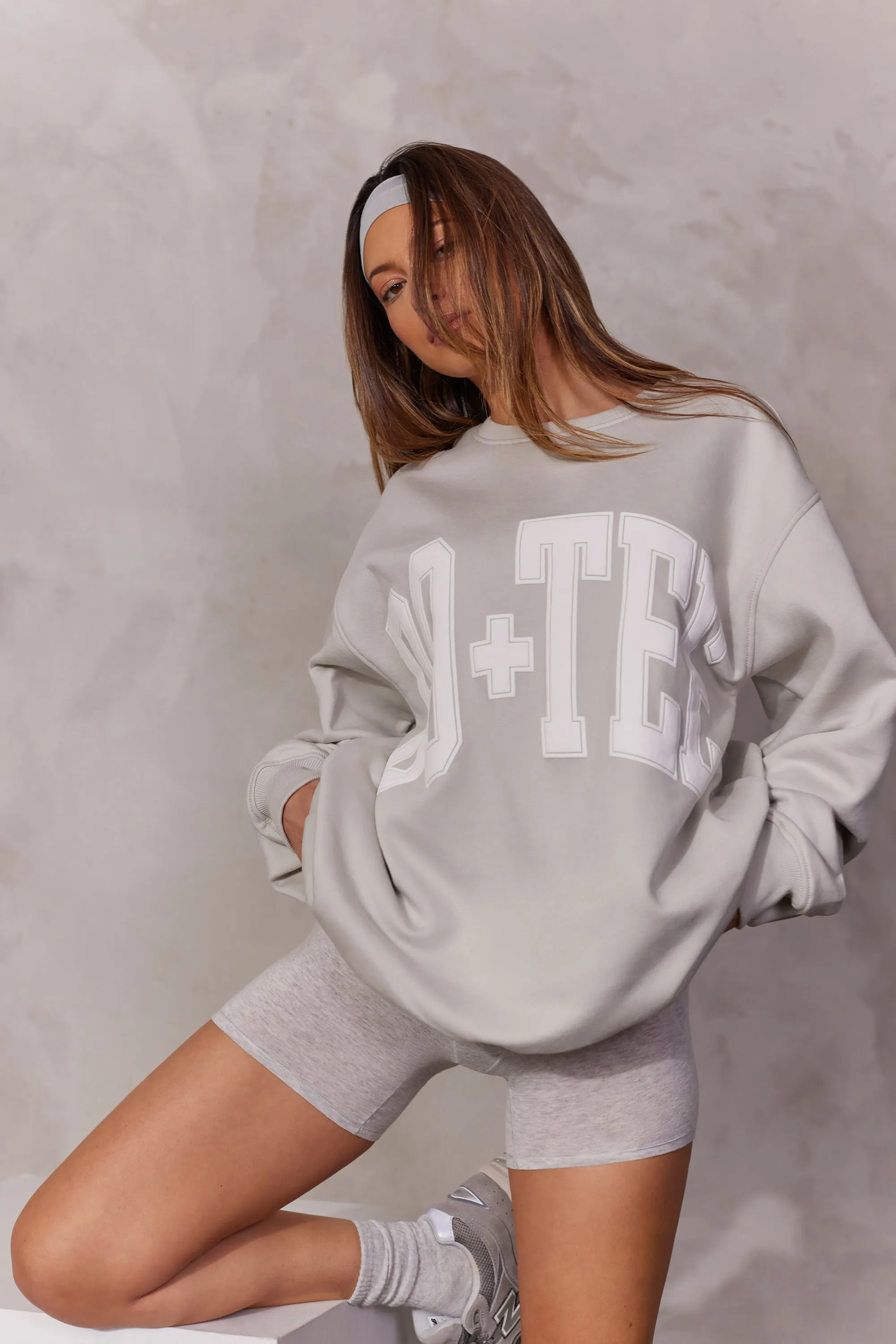 Oversized Sweatshirt in Grey sold by Oh Polly product image thumbnail 4