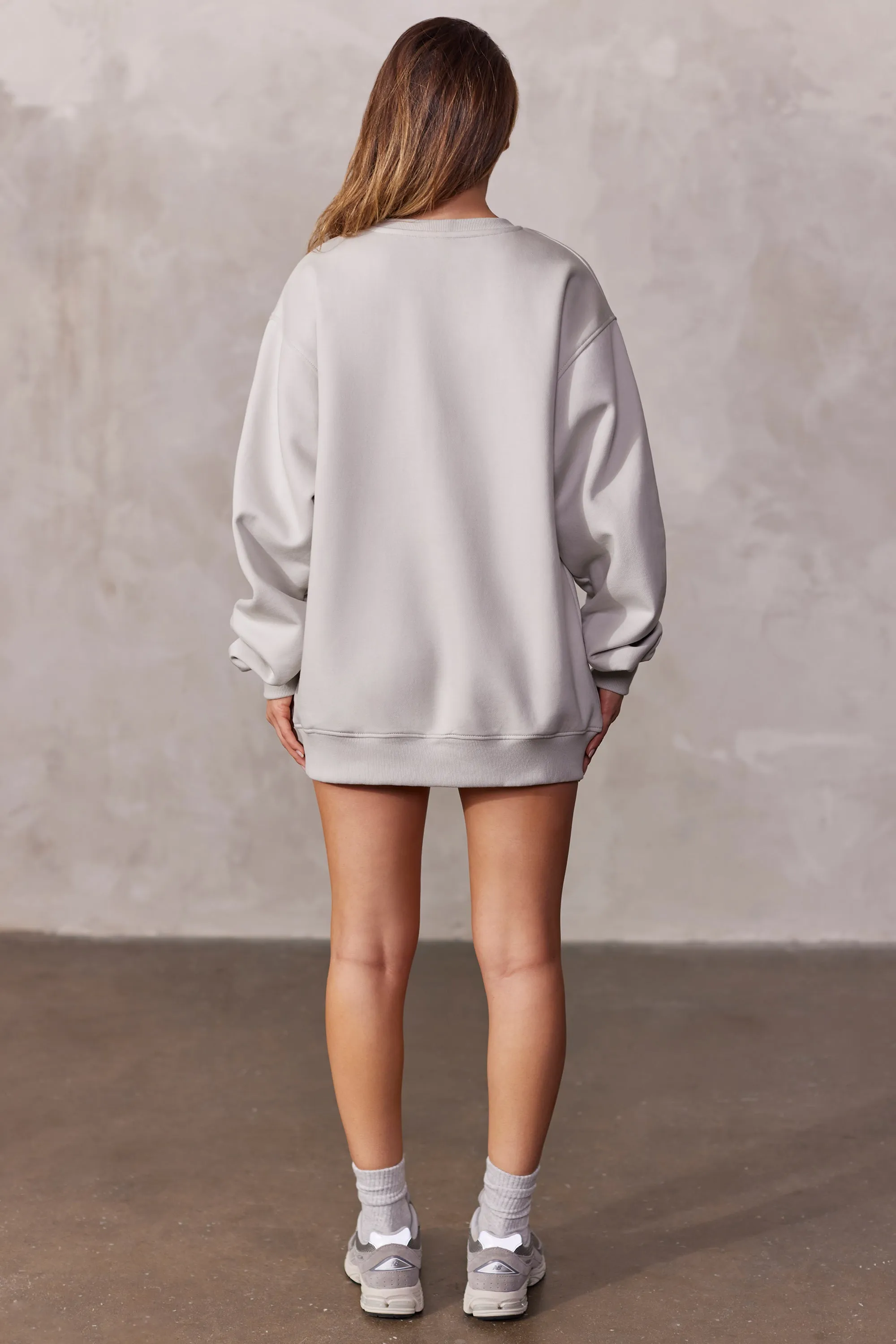 Oversized Sweatshirt in Grey sold by Oh Polly product image thumbnail 2