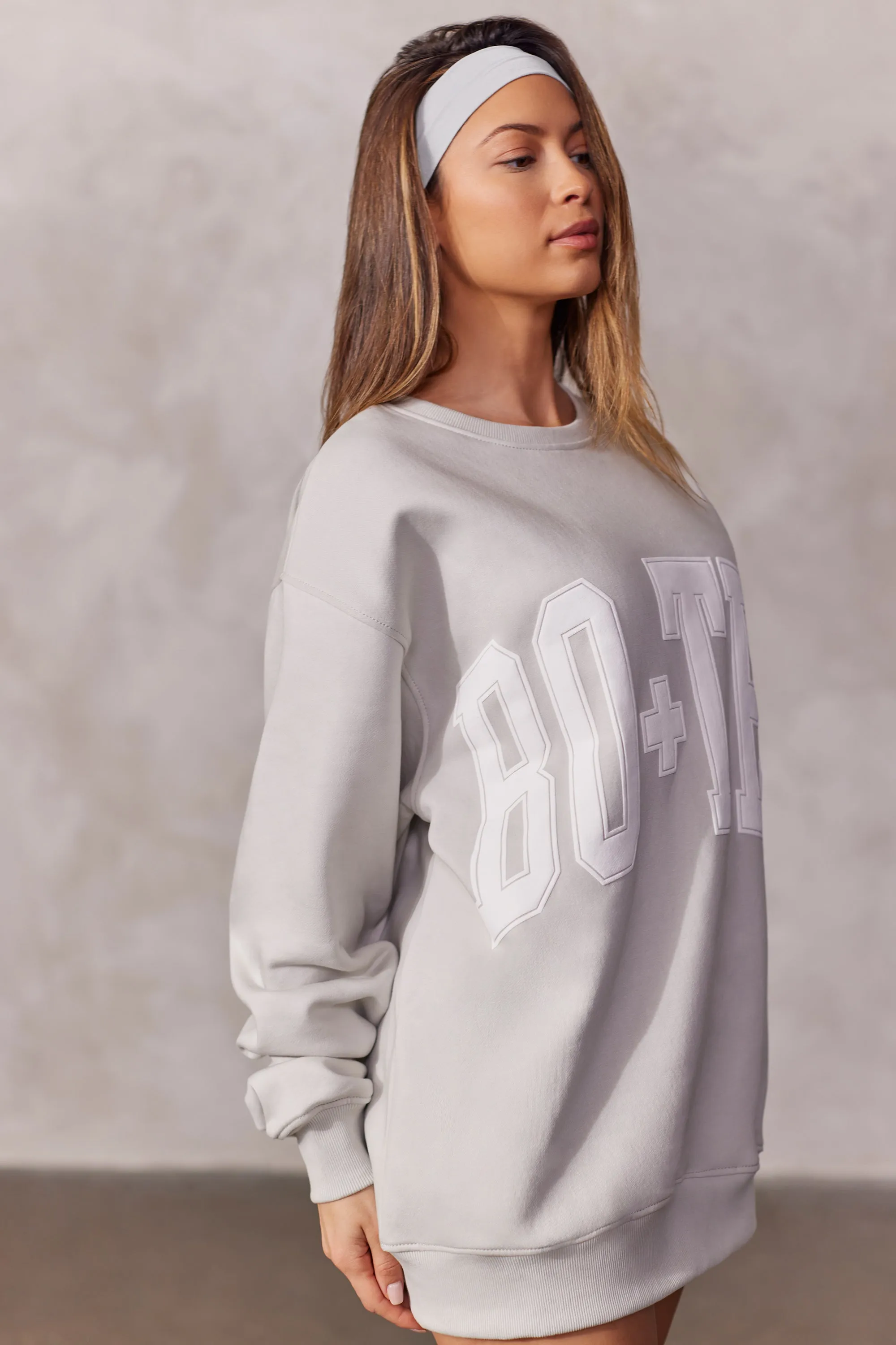 Oversized Sweatshirt in Grey sold by Oh Polly product image thumbnail 3