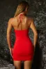 Keyhole Mini Dress in Red sold by Oh Polly