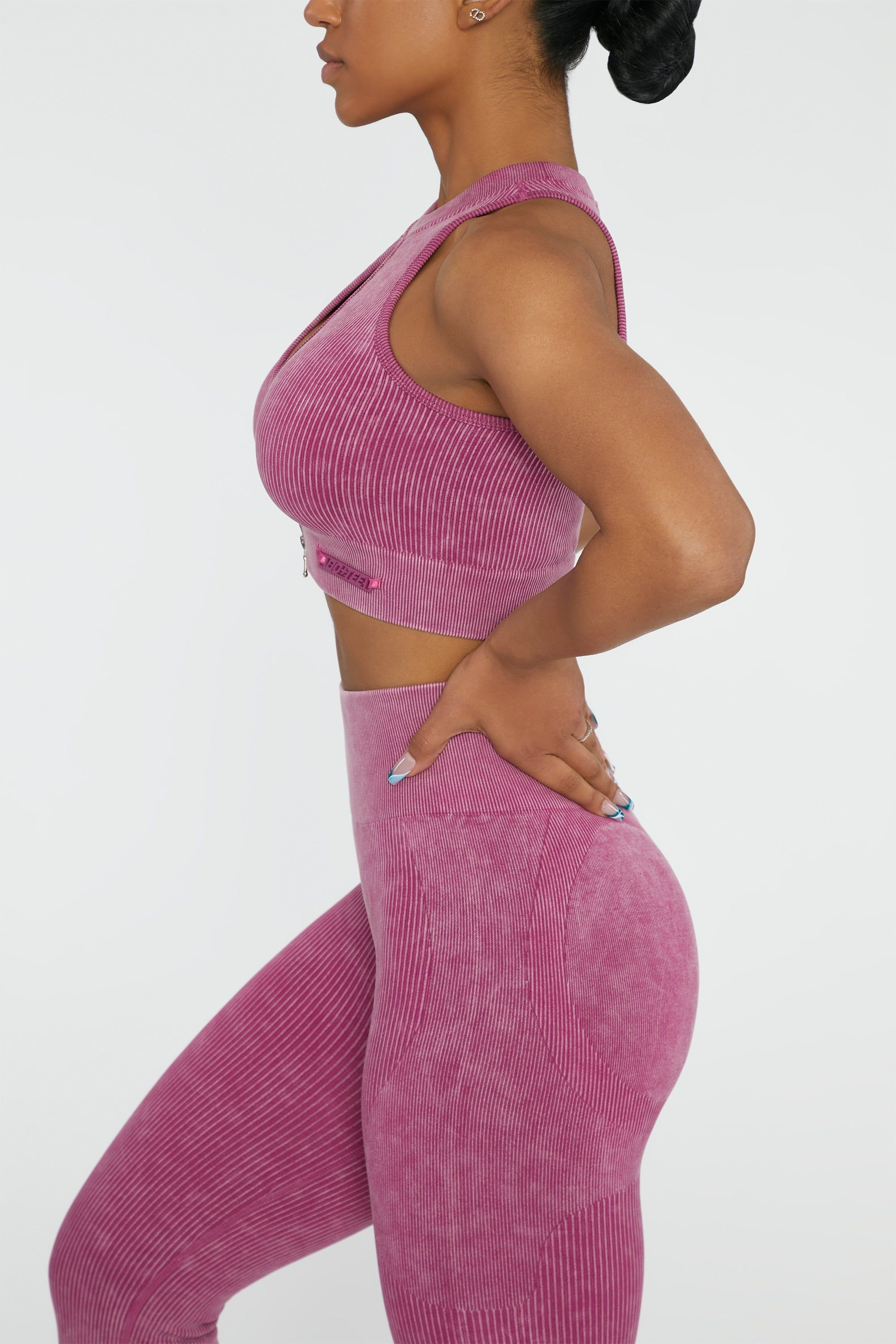 Keyhole Zip Crop Top in Dark Pink sold by Oh Polly product image thumbnail 4