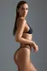 Embellished Triangle Bikini Top in Black sold by Oh Polly