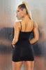 Ruched Bodycon Mini Dress in Black sold by Oh Polly