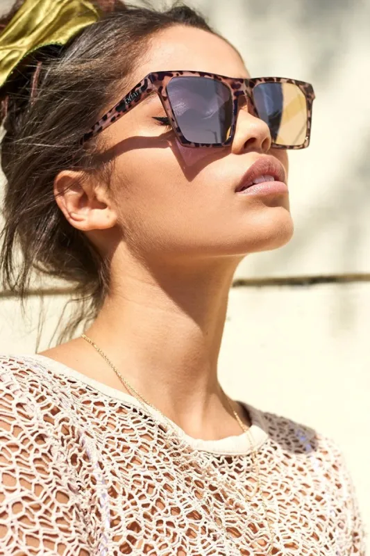 Alright Sunglasses in Tortoise Shell Gold made by Oh Polly
