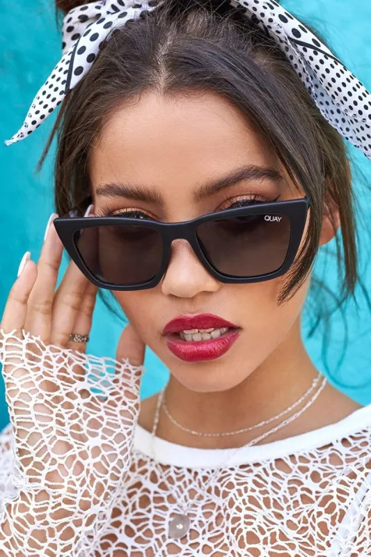 Dont @ Me Sunglasses in Black sold by Oh Polly