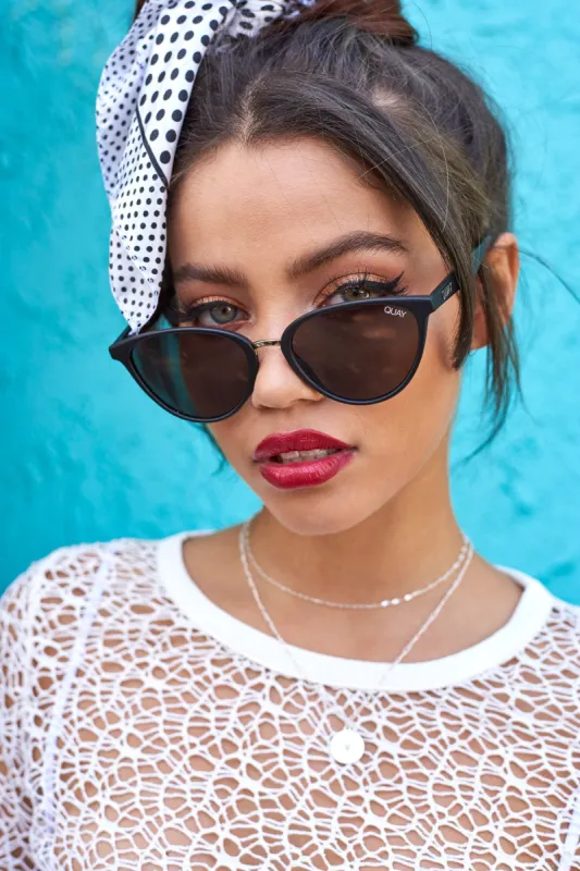 Rumours Sunglasses in Black made by Oh Polly