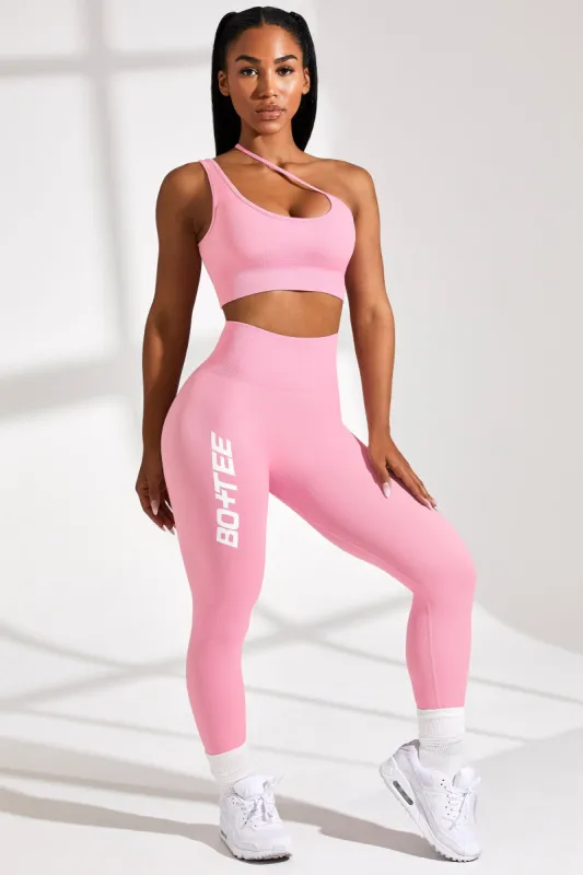 Full Length Seamless Leggings in Pink sold by Oh Polly