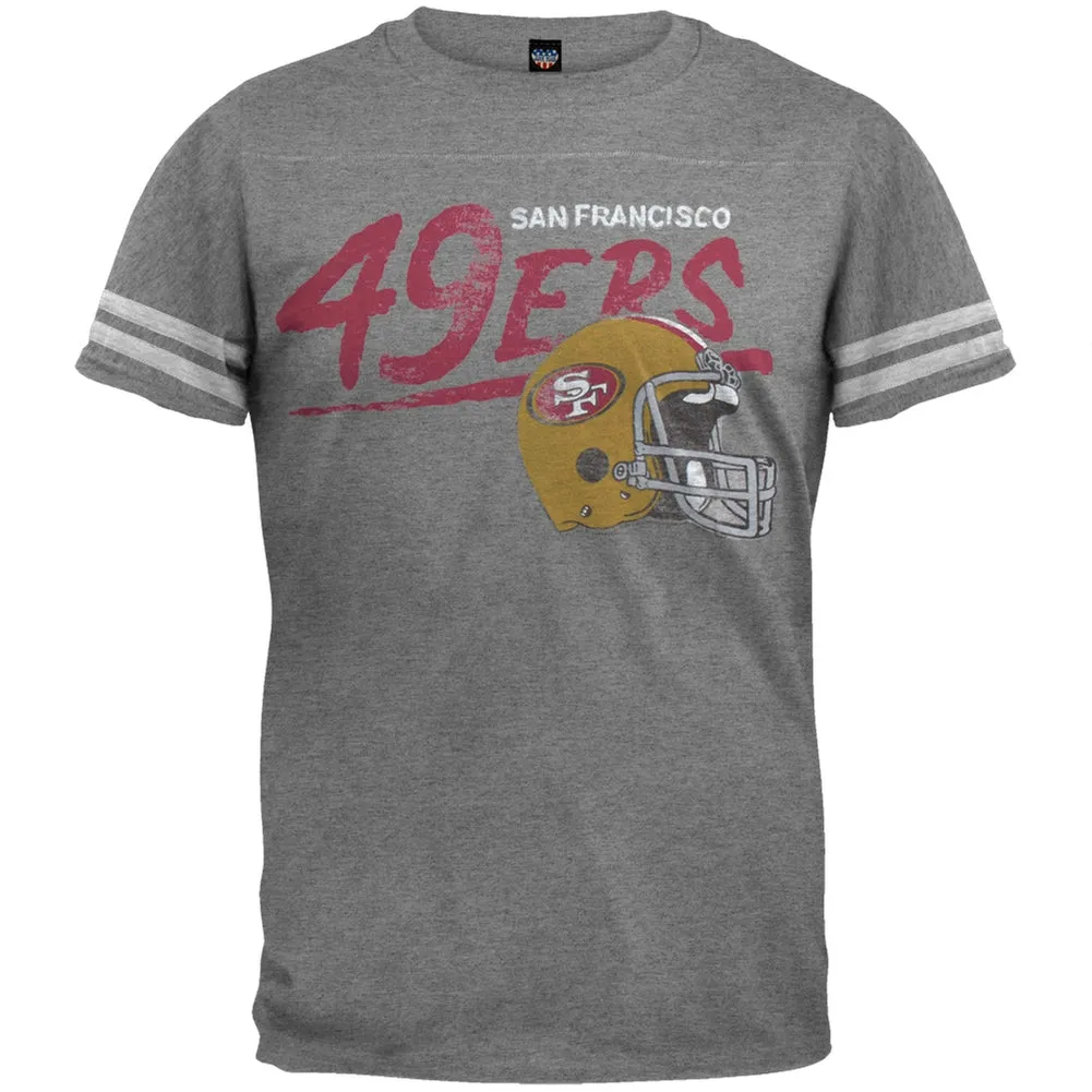 San Francisco 49ers - Throwback Soft Grey T-Shirt sold by Old Glory