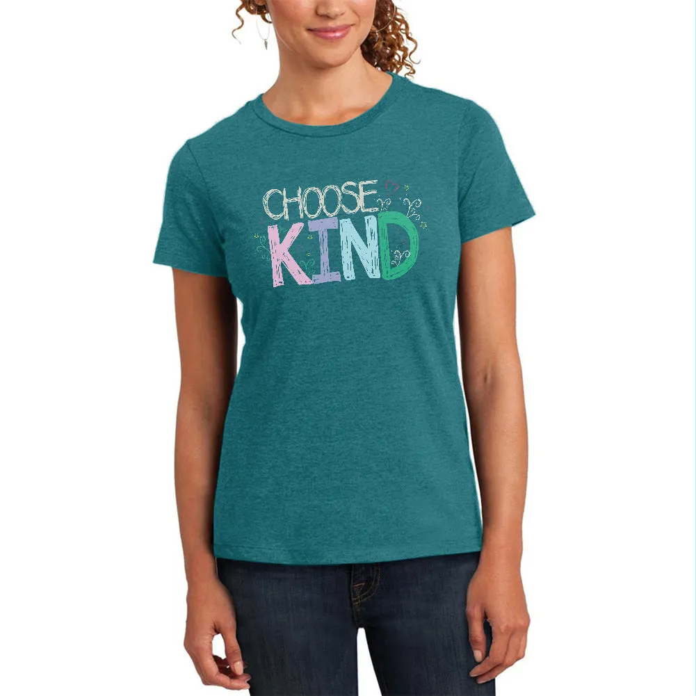 Anti-Bully Choose Kind Sketch Womens Soft Heather T Shirt sold by Old Glory product image thumbnail 3