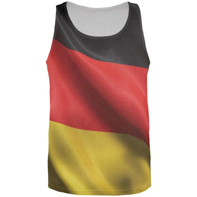 World Cup - German Flag All Over Adult Tank Top sold by Old Glory