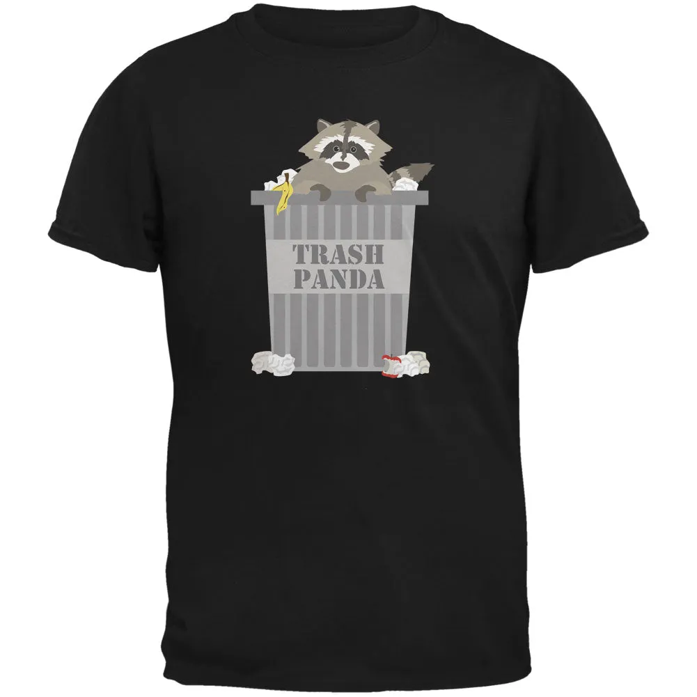 Trash Panda Raccoon Black Adult T-Shirt sold by Old Glory