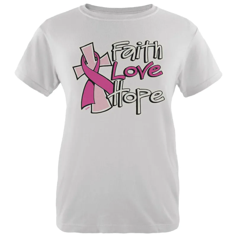 Faith Love Hope Womens Organic T Shirt sold by Old Glory