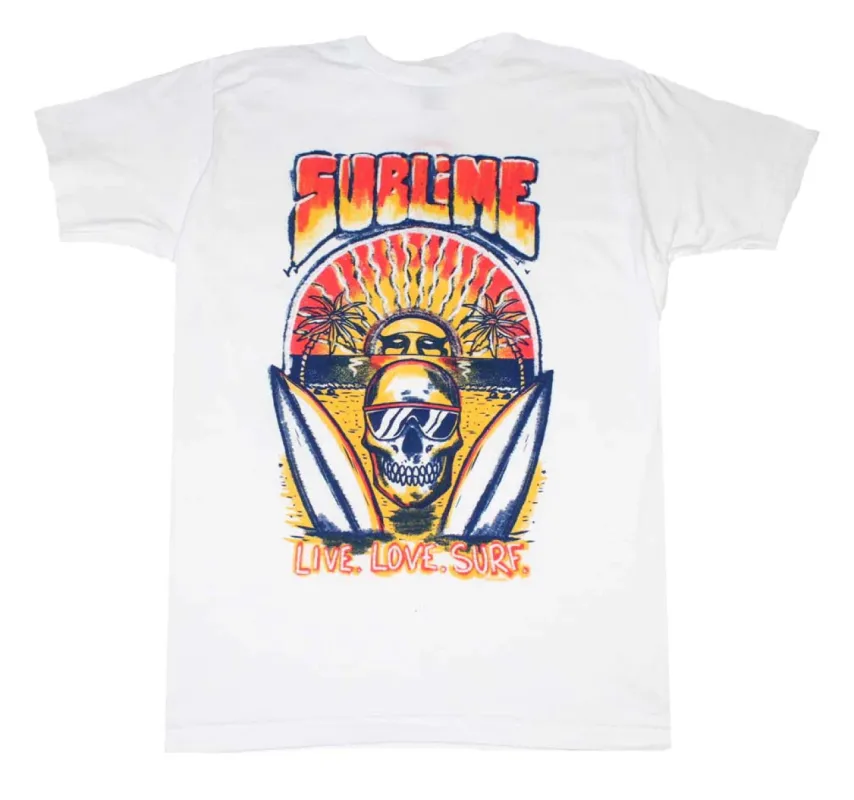Sublime - Live Love Surf Mens Soft T Shirt sold by Old Glory