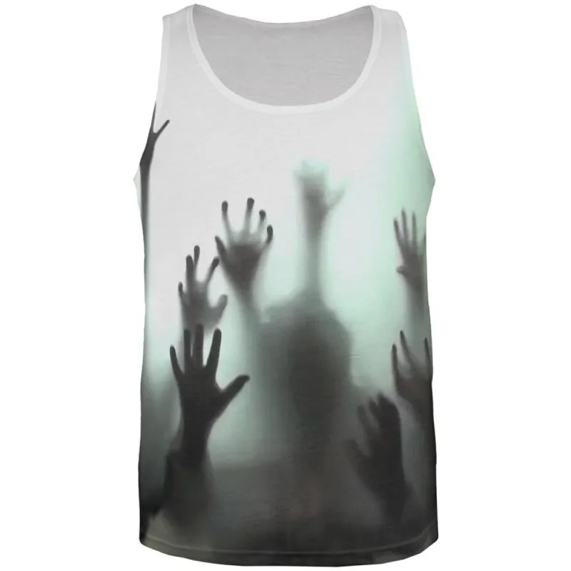 Zombie Hands All Over Adult Tank Top sold by Old Glory