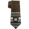 Ugly Christmas Sweater Pirate Skull and Crossbones All Over Neck Tie sold by Old Glory